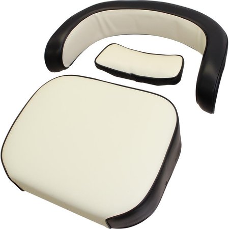 AFTERMARKET AMIH806V Seat Cushion Kit, Black And White Vinyl AMIH806V-ABL